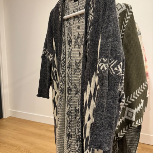 SHEIN aztec grey cardigan, very comfy (S) - Picture 2 of 5